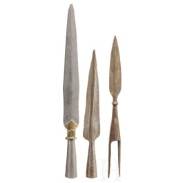 Three Central and Eastern European skewer irons, 17th/18th century