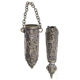 Parts of a dagger scabbard, collector's replica in the style of the 16th century