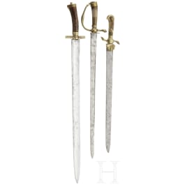 Two German hunting hangers, 18th and 19th century