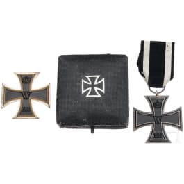 A cased Iron Cross 1914, 1st class