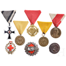 Eight Austrian decorations/badges
