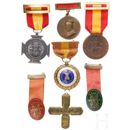 Seven fascist awards, 20th century