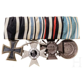 A medal bar of a Bavarian world war participant