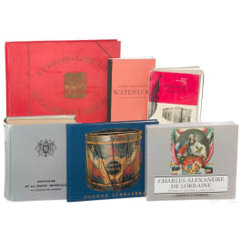 Sechs französische Militaria-Bücher, 2. Hälfte 20. Jhdt.