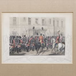 Four framed engravings from the Crimean War, 1853 - 1856