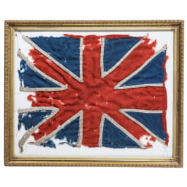 A small British Union Jack, 1st half of the 19th century