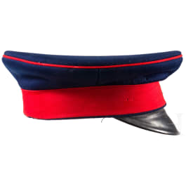 A visor cap for reserve officers of the infantry, circa 1900