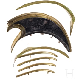 Ersatzteile für den Helm M 1867 für Mannschaften der Kavallerie