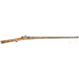 An Indian matchlock gun, 19th century