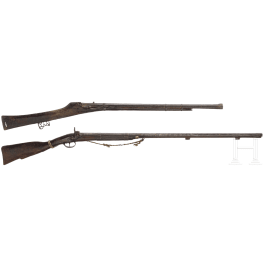 Two muzzle-loading guns, India, 19th century
