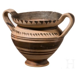 A Daunian cup (Stamnos), 2nd half of the 4th century B.C.