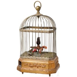 A German/Swiss songbird cage, circa 1900