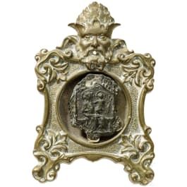A Gothic brass seal