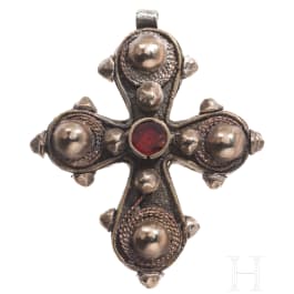 A cross pendant, 19th century