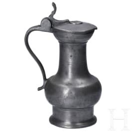 A pewter flagon from Rhineland, 1st half of the 18th century