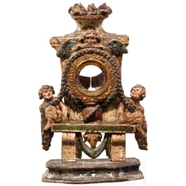 Clock stand for spindle clocks, Italy or France, 2nd half of the 18th century