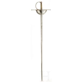 A Spanish cup-hilt rapier, collector's replica in the style of the 18th century