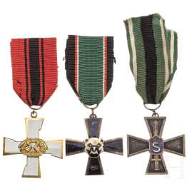Three awards, 20th century