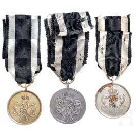 Drei Medaillen, Preußen