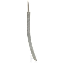 An Austrian infantry sabre's blade, worn from 1766