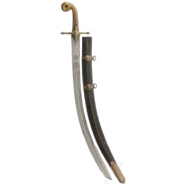Shamshir mit &auml;lterer persischer Klinge um 1650, osmanisch, 19. Jhdt.