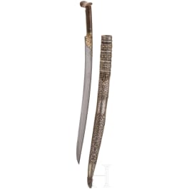 Bedeutender Luxus-Yatagan mit Wootz-Klinge, osmanisch, Ende 18. Jhdt.