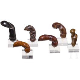 Sammlung Krisgriffe, Indonesien, 19./20. Jhdt.