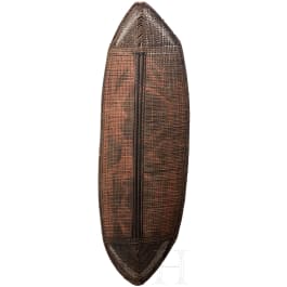 Flechtschild der Kundu/Saka, Zentralafrika, um 1900