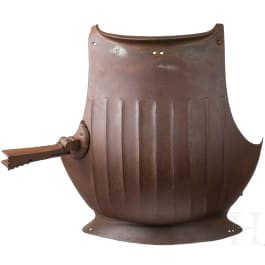 Ritterliche Brustplatte mit R&uuml;sthaken, s&uuml;ddeutsch, um 1510