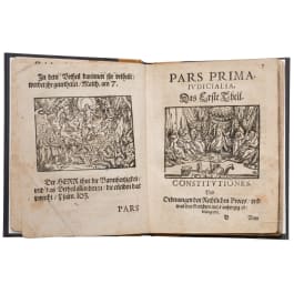 Des Durchlauchtigsten ... Herrn Augusten Hertzogen zu Sachsen ... Verordenungen und Constitutionen des Rechtlichen Proces, Dresden, 1598