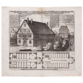 "Das Hexenhaus von Bamberg", Kupferstich, 1627