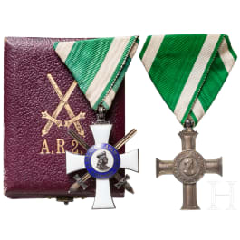 Ritterkreuz des Albrechtsordens 2. Klasse mit Schwertern im Etui