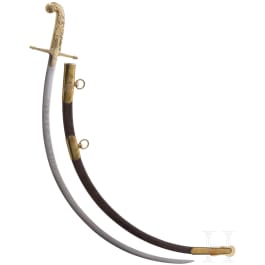 S&auml;bel &agrave; la Mameluke, D&auml;nemark, datiert 1848