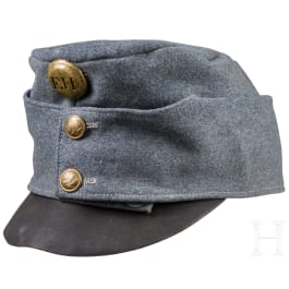 Hechtgraue Feldkappe M 1908 f&uuml;r Mannschaften der Infanterie