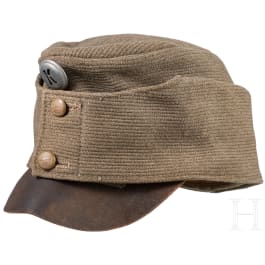 Feldgraue Feldkappe f&uuml;r Mannschaften der k.u.k. Artillerie, um 1916