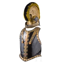 Helm M 1836 und K&uuml;rass f&uuml;r Offiziere der K&uuml;rassiere in besonderer Ausf&uuml;hrung