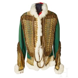 An Austro-Hungarian pelisse for senior officers of 9th Hussar Regiment, circa 1850