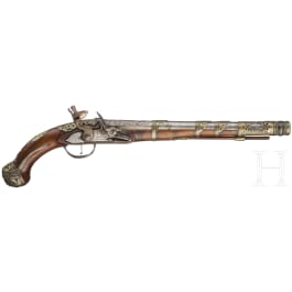 A flintlock pistol for the Oriental market, 19th century