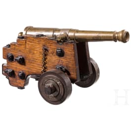 A French model of a naval gun, 19th century