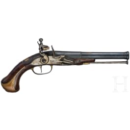 An Austrian flintlock pistol by Rochus Wastl in Vienna, 1st half of the 18th century