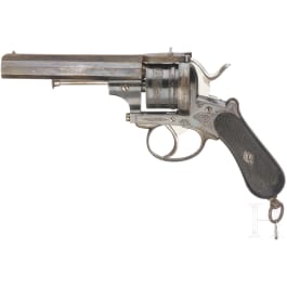 A pinfire revolver, ca. 1860