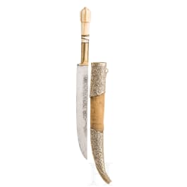 A Sarajevo knife with walrus ivory handle, 19th century
