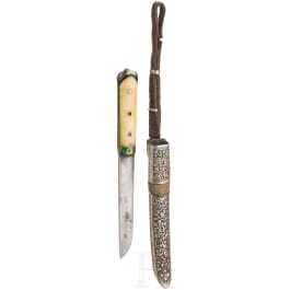 A Tibetan knife (dughti), circa 1900