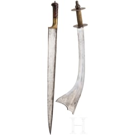A Nepalese kora and an Afghan Khyber knife, 19th century