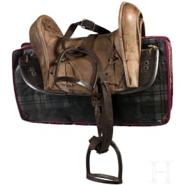 A Chinese saddle, 20th century