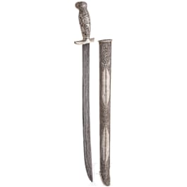 A Javanese pedang lurus, circa 1900