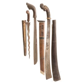 Three Indonesian edged weapons, 19th century