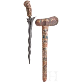 An oversized Balinese keris, 20th century
