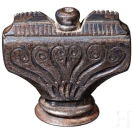 A pommel from an Italian dagger, 16th century
