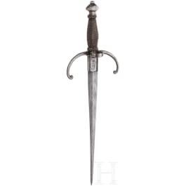 A German or Italian left-hand dagger, circa 1600